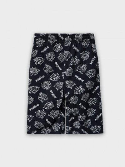 Футболка, шорты Mark Formelle 563327/25-40736ПП-0 черный_тигры_на_черном_3_сл_на_пол - фото 1