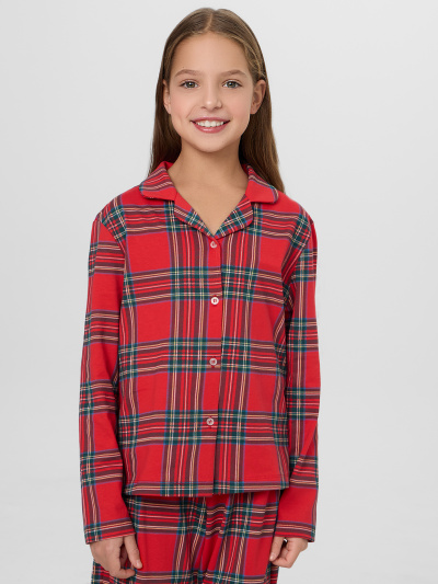 Брюки, рубашка Mark Formelle 567754/25-37857ПП-0 клетка_на_красном - фото 1