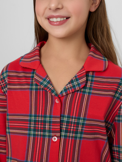 Брюки, рубашка Mark Formelle 567754/25-37857ПП-0 клетка_на_красном - фото 2