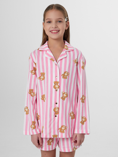 Рубашка, шорты Mark Formelle 567763/25-39204ПП-0 медведи_на_полоске - фото 1