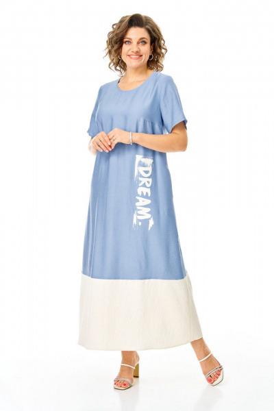 Платье VI ORO VR-1252 голубой - фото 13