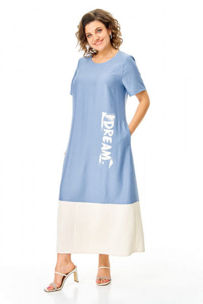 Платье VI ORO VR-1252 голубой - фото 10