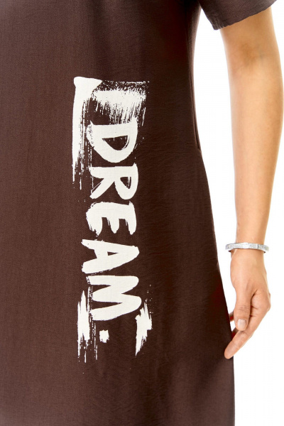 Платье VI ORO VR-1252 шоколад - фото 7