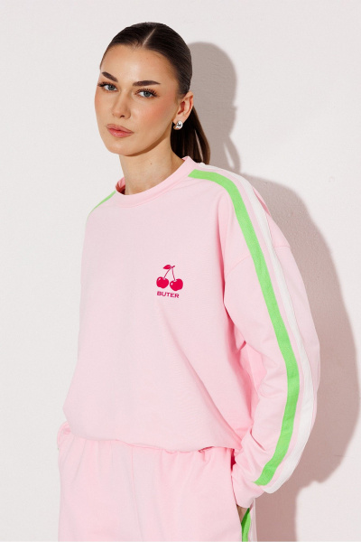 Джемпер Butеr 3280 светло-розовый - фото 1