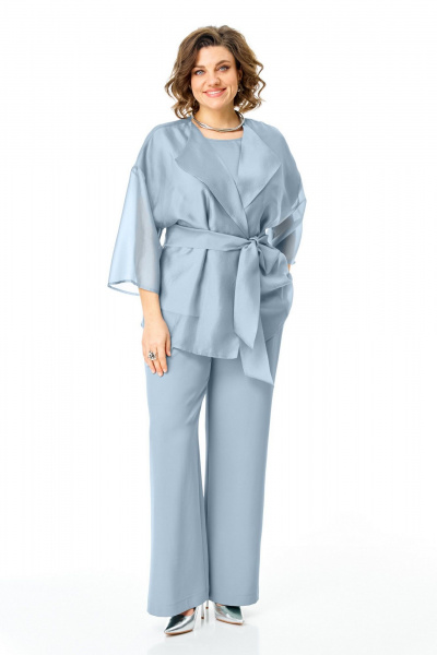 Блуза, брюки, топ VI ORO VR-1262 голубой_дым - фото 14