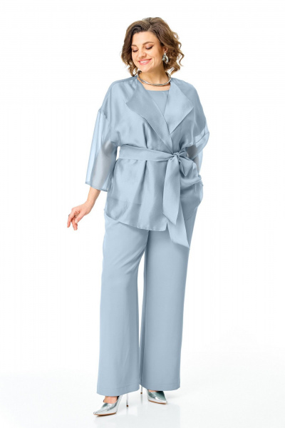 Блуза, брюки, топ VI ORO VR-1262 голубой_дым - фото 13