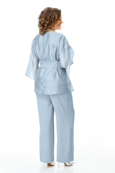 Блуза, брюки, топ VI ORO VR-1262 голубой_дым - фото 5