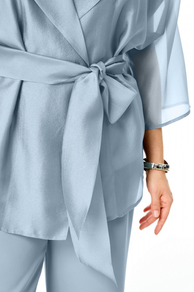 Блуза, брюки, топ VI ORO VR-1262 голубой_дым - фото 3