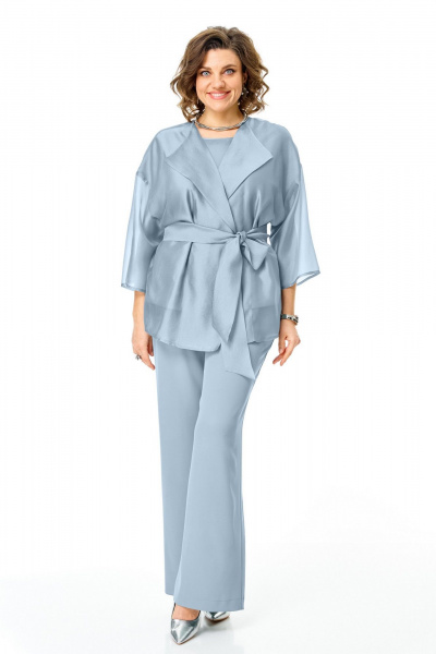 Блуза, брюки, топ VI ORO VR-1262 голубой_дым - фото 1