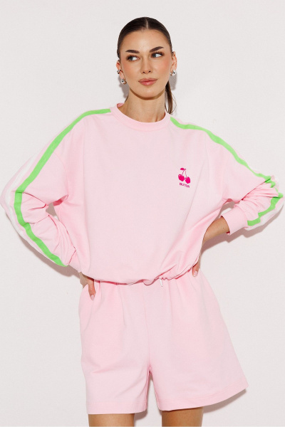 Шорты Butеr 3289 светло-розовый - фото 3