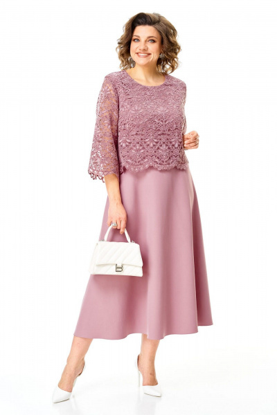 Платье VI ORO VR-1253 пыльная_роза - фото 18