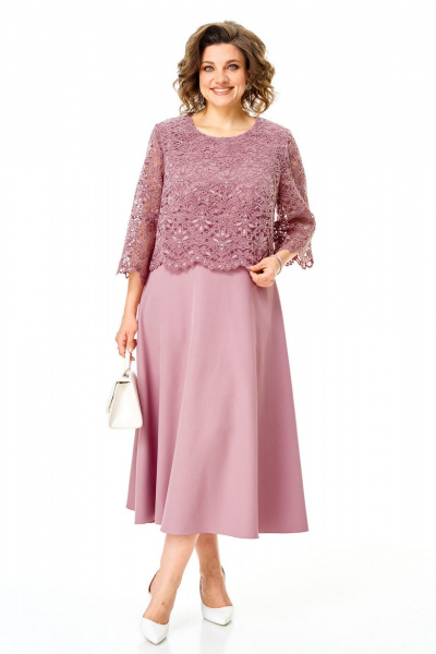 Платье VI ORO VR-1253 пыльная_роза - фото 16