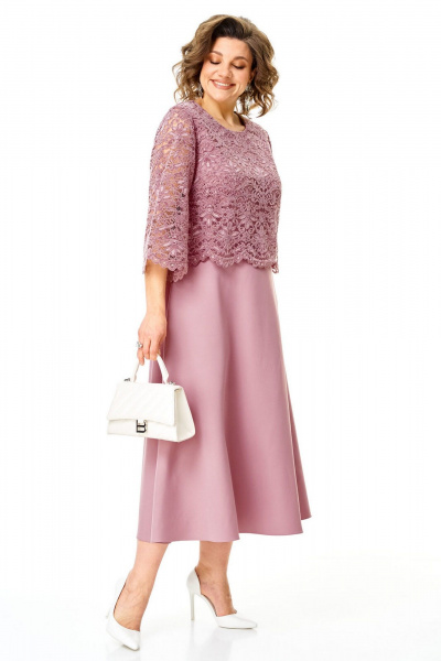 Платье VI ORO VR-1253 пыльная_роза - фото 4