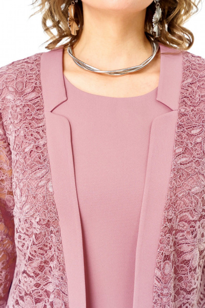 Кардиган, платье VI ORO VR-1254 пыльная_роза - фото 9