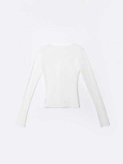 Лонгслив Mark Formelle 122526/25-33558Ц-0 молочный - фото 4