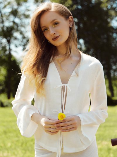 Блуза Mark Formelle 122856/25-35156Ц-9 св.молочный - фото 7