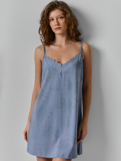 Сорочка Mark Formelle 152496/25-40044ПК-5 цветы_на_сизом - фото 6