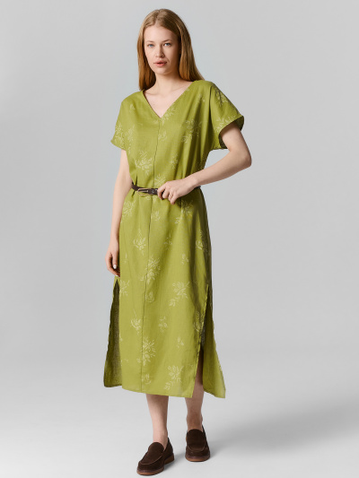 Платье Mark Formelle 152564/25-38271ПП-9 цветы_на_оливковом - фото 3