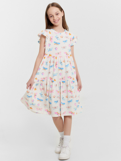 Платье Mark Formelle 157818/24-28133П-0 стрекозы_на_св.молочном - фото 4