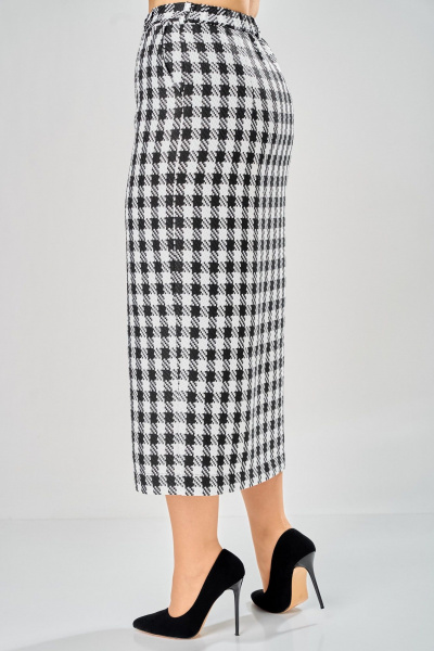 Юбка Andina city 1026-26 черно-белый - фото 6