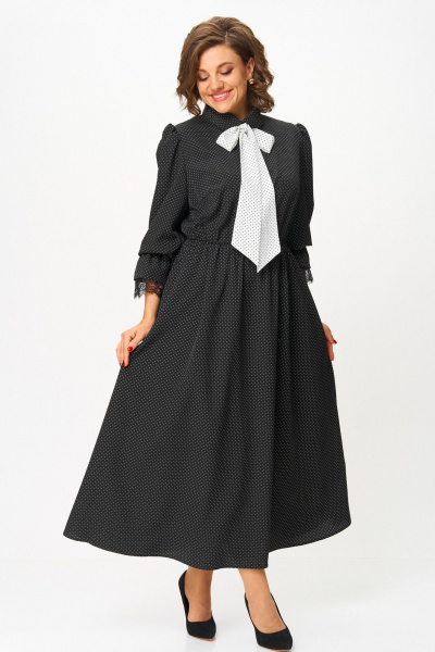 Платье Andina city 8039-25 черный_в_горх - фото 2