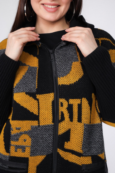 Кардиган BONADI 1807 горчица - фото 8