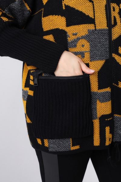 Кардиган BONADI 1807 горчица - фото 6