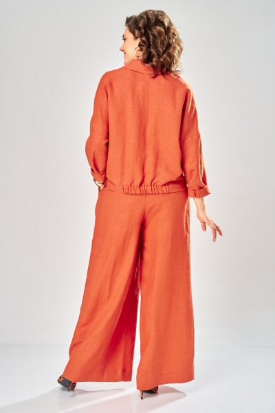 Брюки, жакет Диомант 2158 оранжевый - фото 9