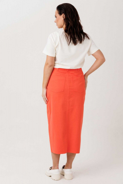Юбка Mislana 1955 оранжевый - фото 7