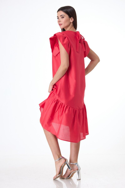 Платье Anelli 715 красный - фото 5