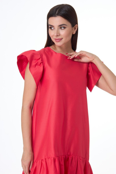 Платье Anelli 715 красный - фото 2