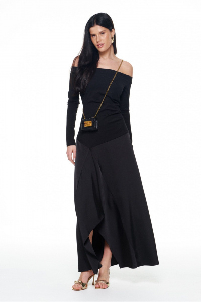 Платье KaVaRi 1140 черный - фото 6