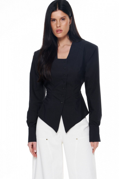 Рубашка KaVaRi 4026.1 черный - фото 4