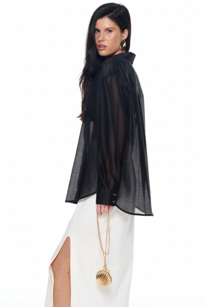 Рубашка KaVaRi 4028 черный - фото 6