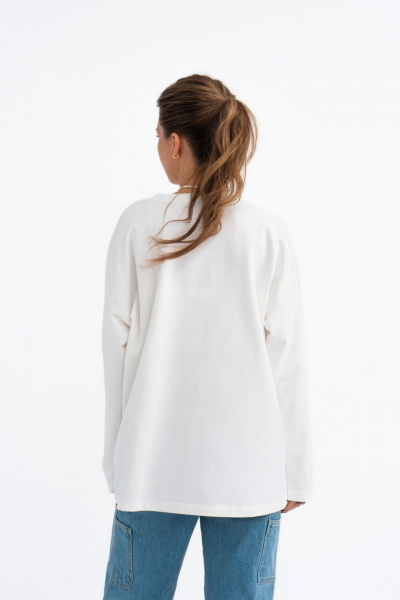 Лонгслив Mirolia 1225-14 кремовый - фото 5