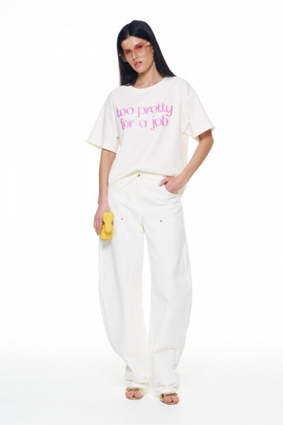 Футболка KaVaRi 4027 белый - фото 3