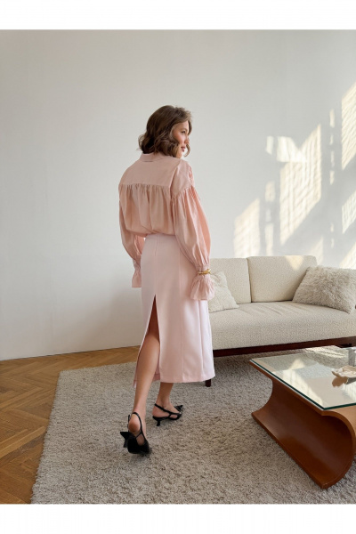 Юбка THE.WOMAN 0427 розовый - фото 2