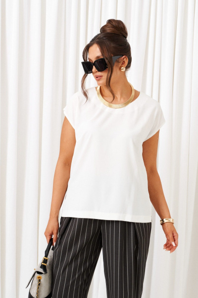 Блуза, брюки, жилет Beautiful&Free 6434 темно-серый - фото 9