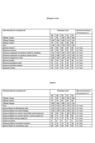 Брюки, джемпер AMUARt 1116 - фото 7