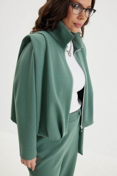 Бомбер, брюки Магия моды 2694 зеленый - фото 5