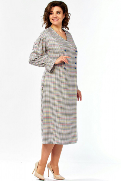 Платье Celentano lite 5083 клетка - фото 4