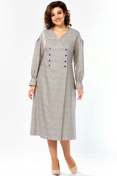 Платье Celentano lite 5083 клетка - фото 1