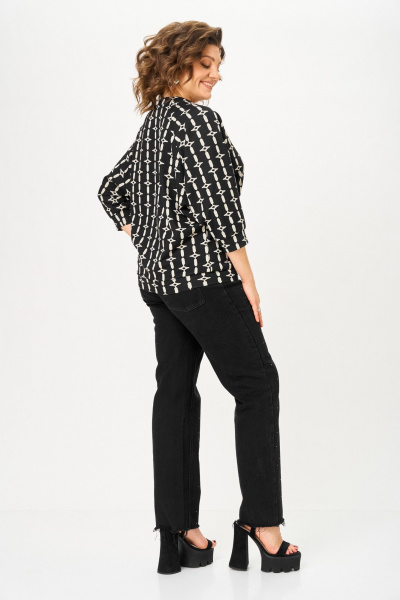 Джемпер Michel chic 782/1 черный_арабеск - фото 4