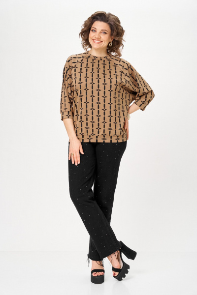 Джемпер Michel chic 782/1 карамельный_арабеск - фото 6