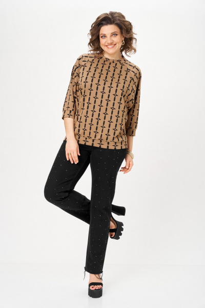 Джемпер Michel chic 782/1 карамельный_арабеск - фото 2