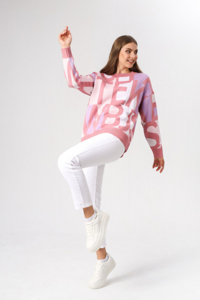 Джемпер BONADI BS18 розовый - фото 3