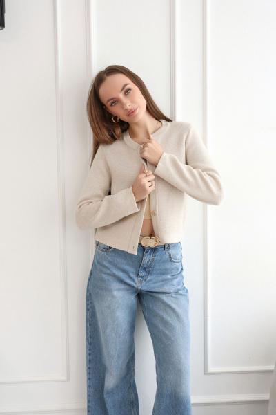 Жакет BONADI 2039 бежевый - фото 5