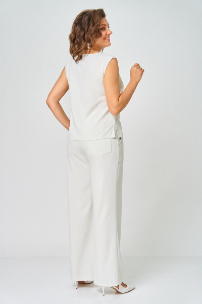 Брюки, жакет, топ Svetlana-Style 5033 зелено-бежевый - фото 8