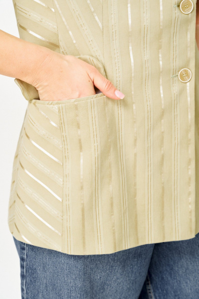 Жакет TVIN 7006 олива - фото 13