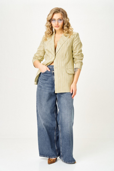 Жакет TVIN 7006 олива - фото 6